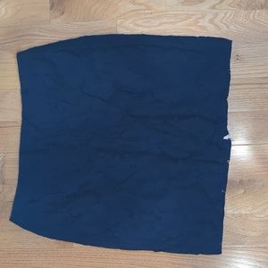 Banana Republic pencil skirt in navy blue with floral patterns